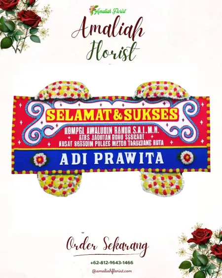 Papan Bunga Ucapan Selamat Maja Utara