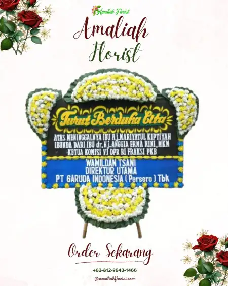Papan Bunga Duka Maja Utara